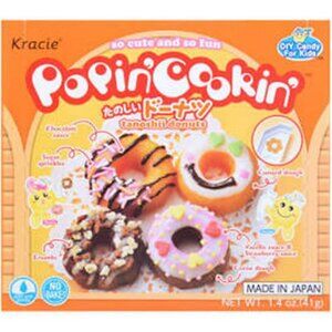 NEW KRACIE POPIN' COOKIN' TANOSHII DONUTS DIY KID'S JAPANESE CANDY KIT